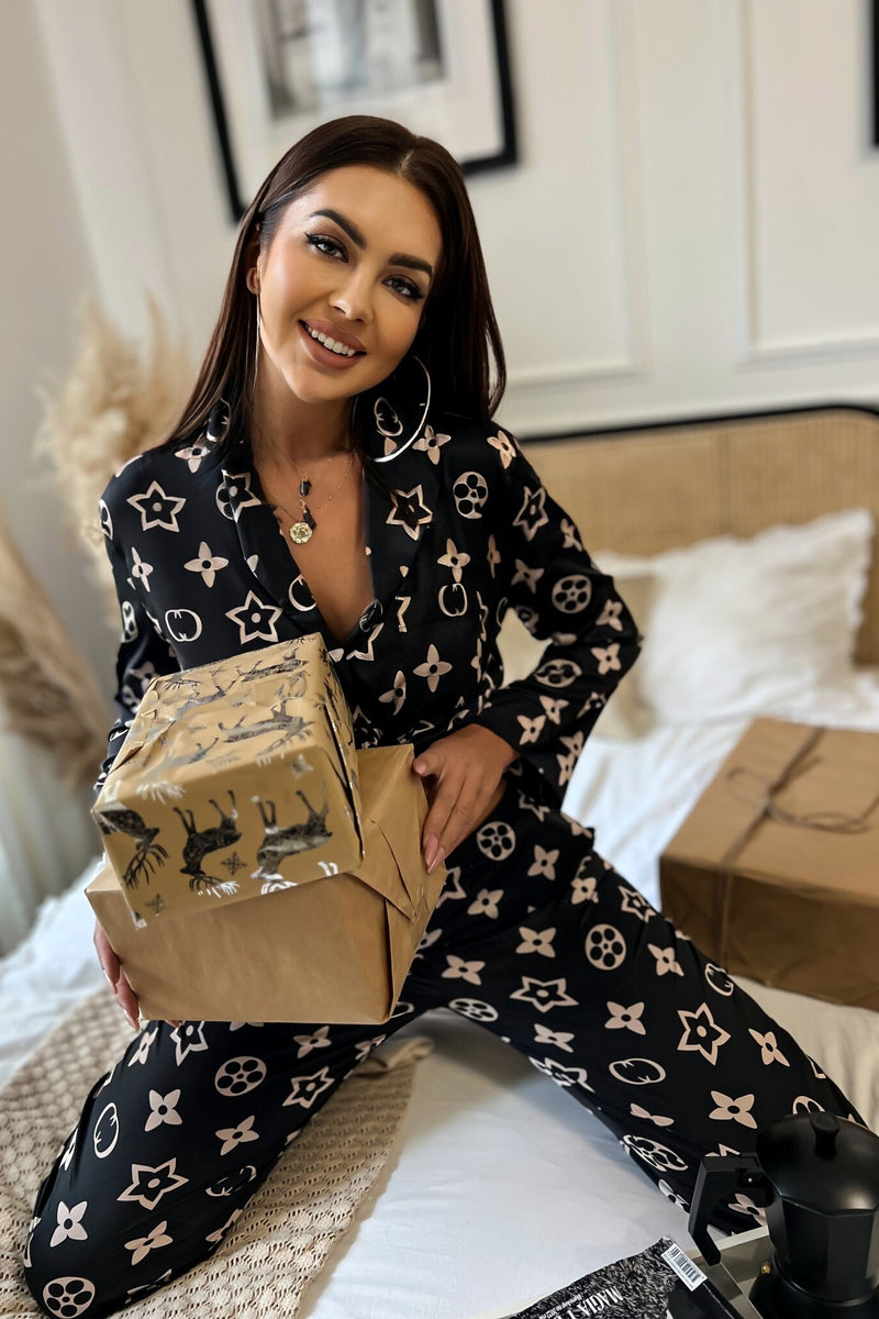 Pigiama Donna 100% Cotone Due Pezzi - Con Pantaloni Lunghi E Maniche Lunghe - Foto 10