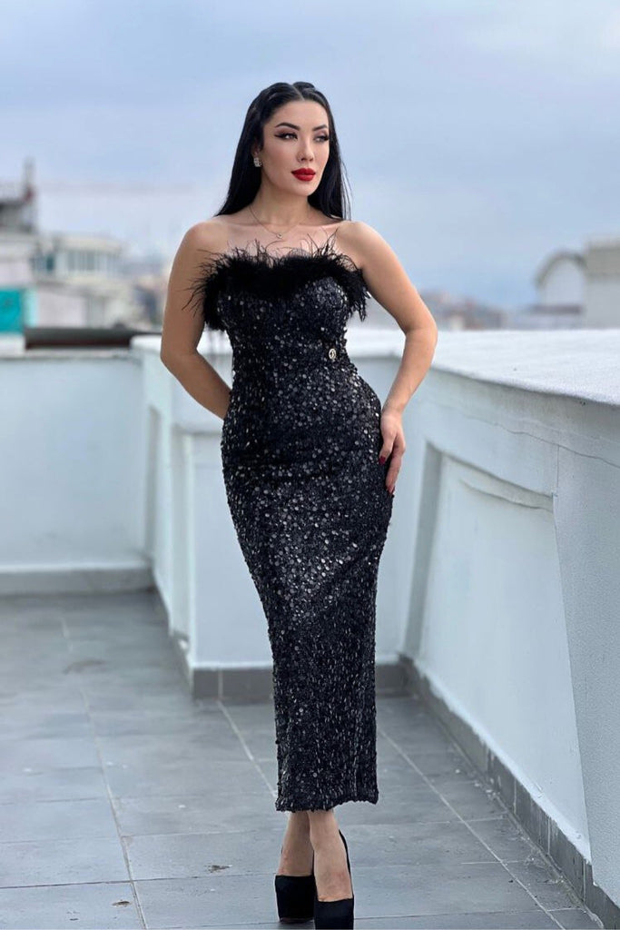 Vestiti Eleganti Abiti Lunghi A Fascia Vestiti Cerimonia Vestiti A