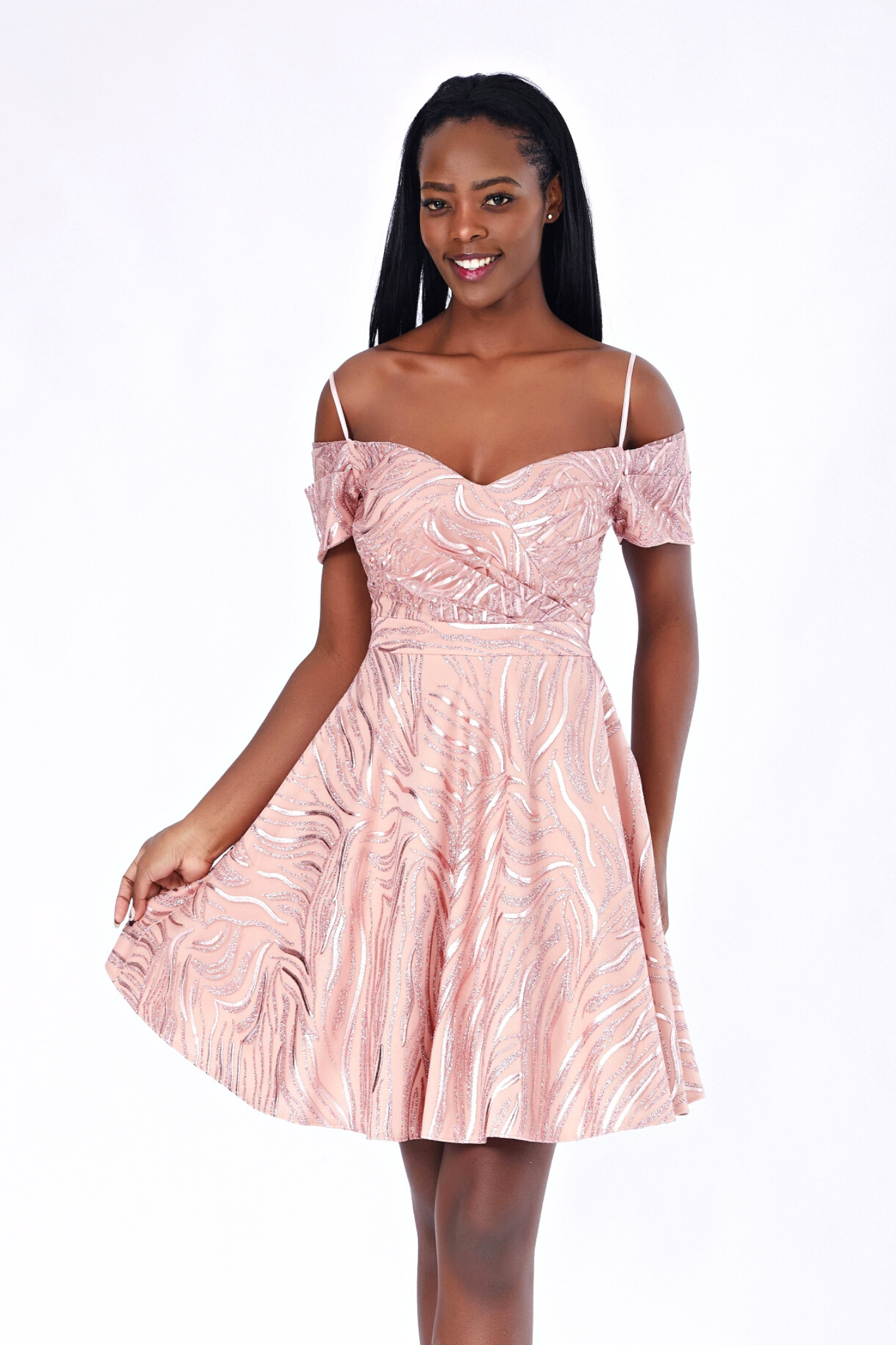 Abito Elegante Vestito Corto Rosa Abito Corto Vestito Tubino Rosa