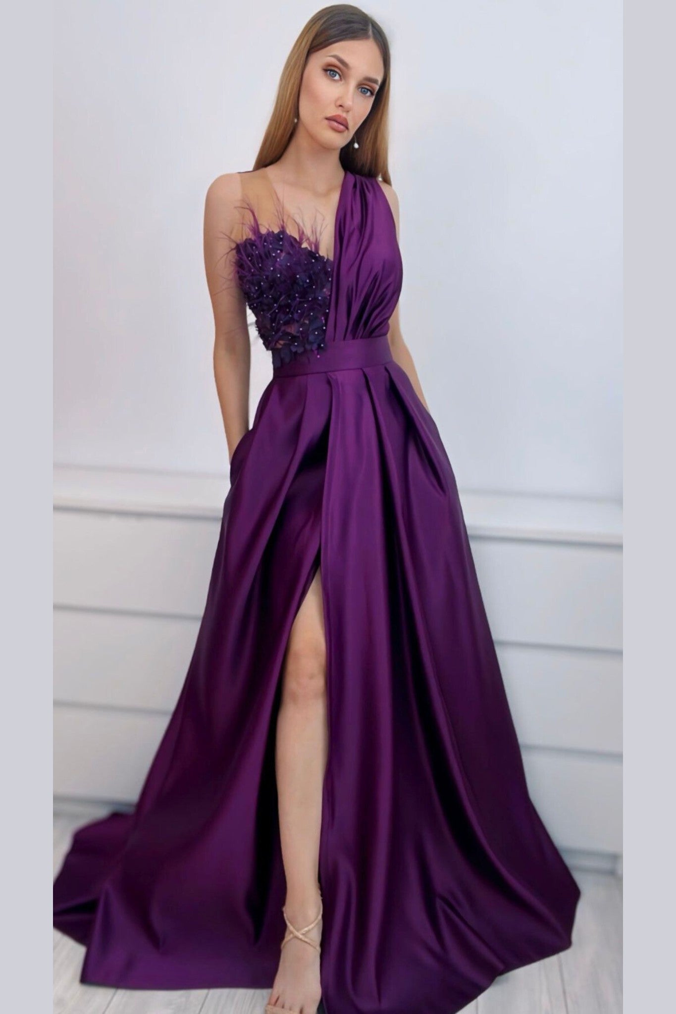 Viola Abbigliamento Semplice Maglia Da Calcio Con Design Semplice