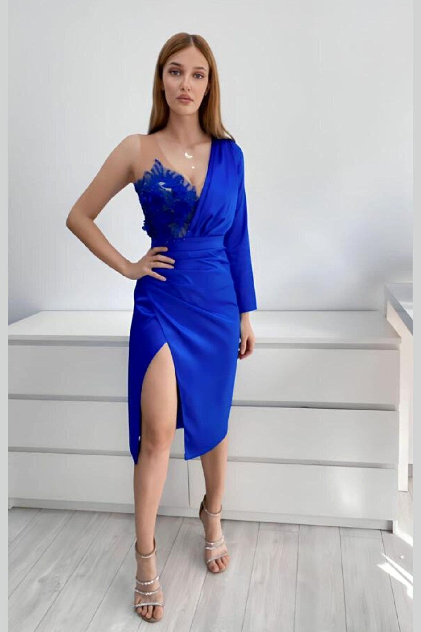 Tubino Elegante Outfit Tubino Blu Outfit Giacca Per Tubino Blu