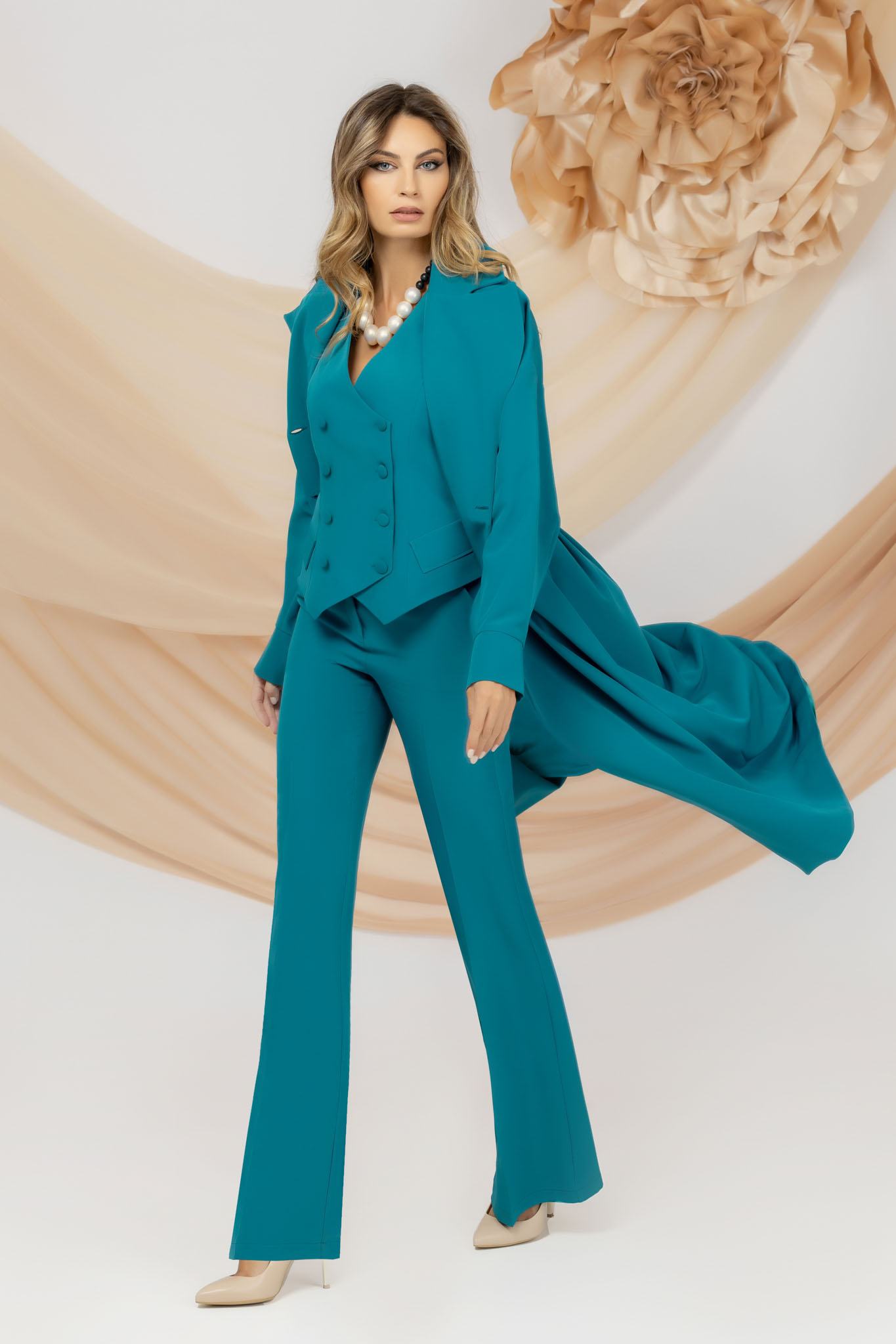 Blazer Completi Per Donne Curvy Curvy Giacchino Elegante Donna