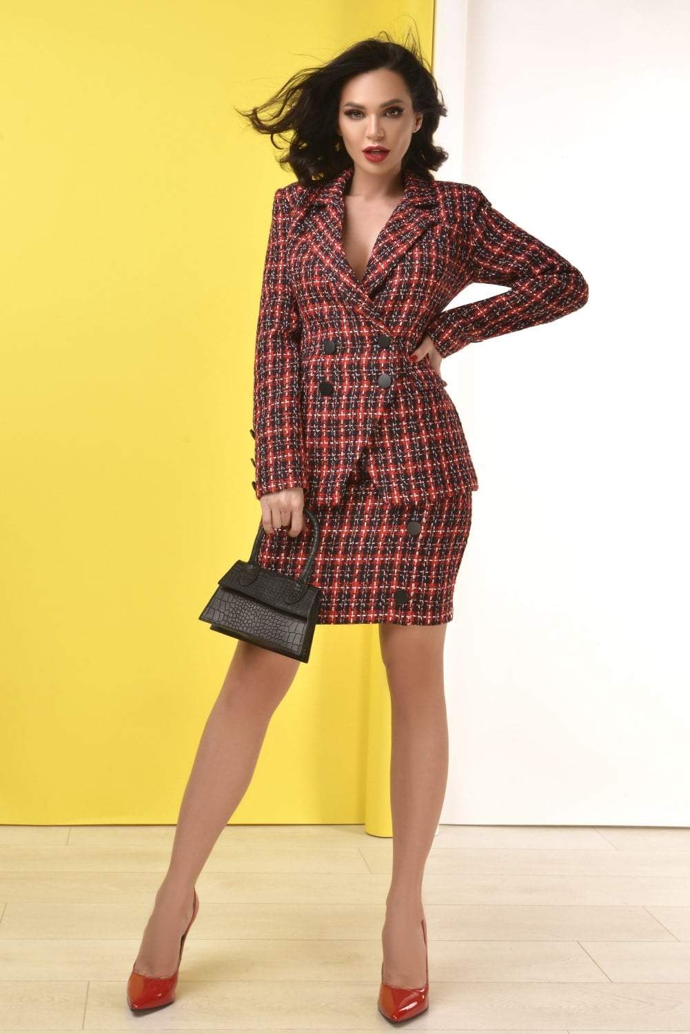 Pantalone Completo Gonna E Maglia Di Lana Pantaloni Larghi