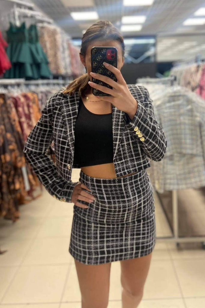 Giacca Abbinamento Gonna Tubino Nero Abbinare Giacca Paillettes